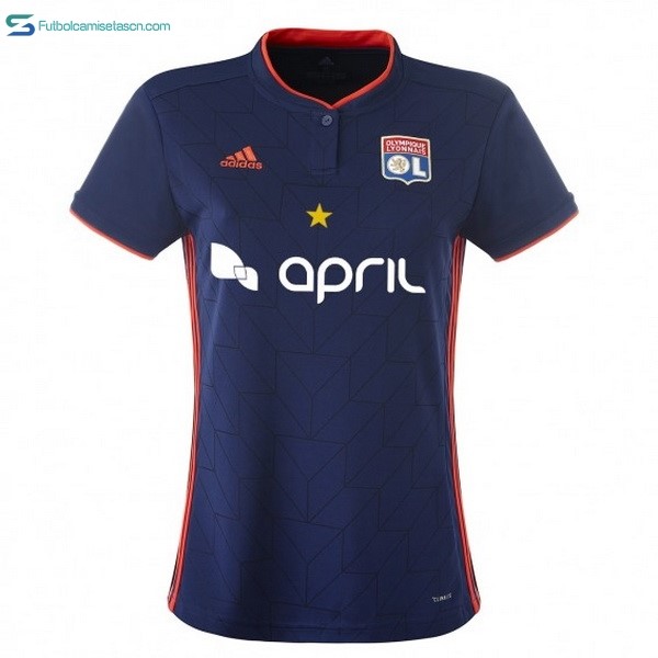 Camiseta Lyon 2ª Mujer 2018/19 Azul